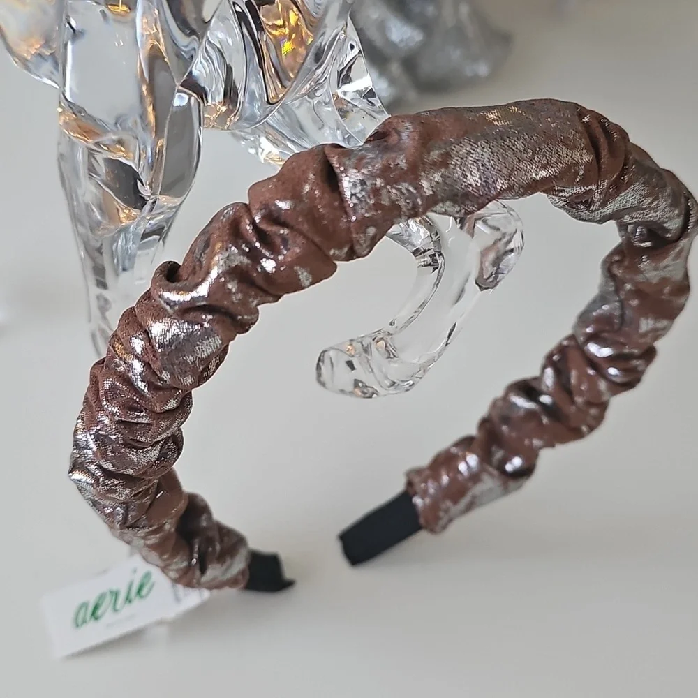 Aerie Metallic Brown Headband